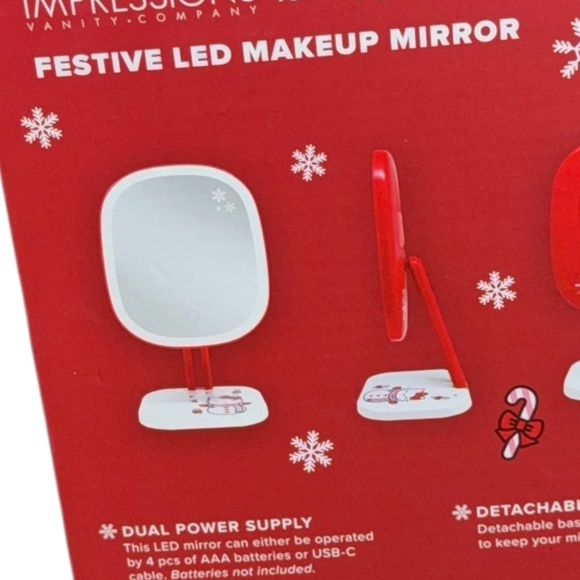 Hello Kitty Festive LED Makeup Mirror NIB - Picture 3 of 5